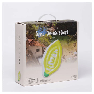 SUNNYLiFE Luxe Lie-On Float Limon Butter