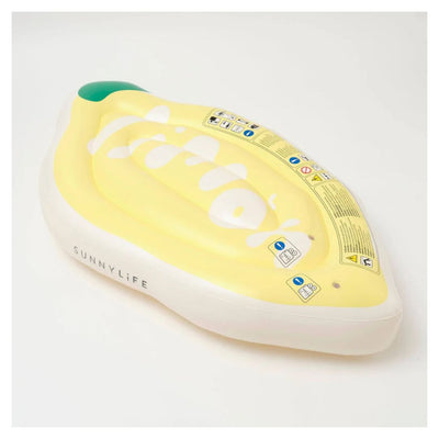 SUNNYLiFE Luxe Lie-On Float Limon Butter