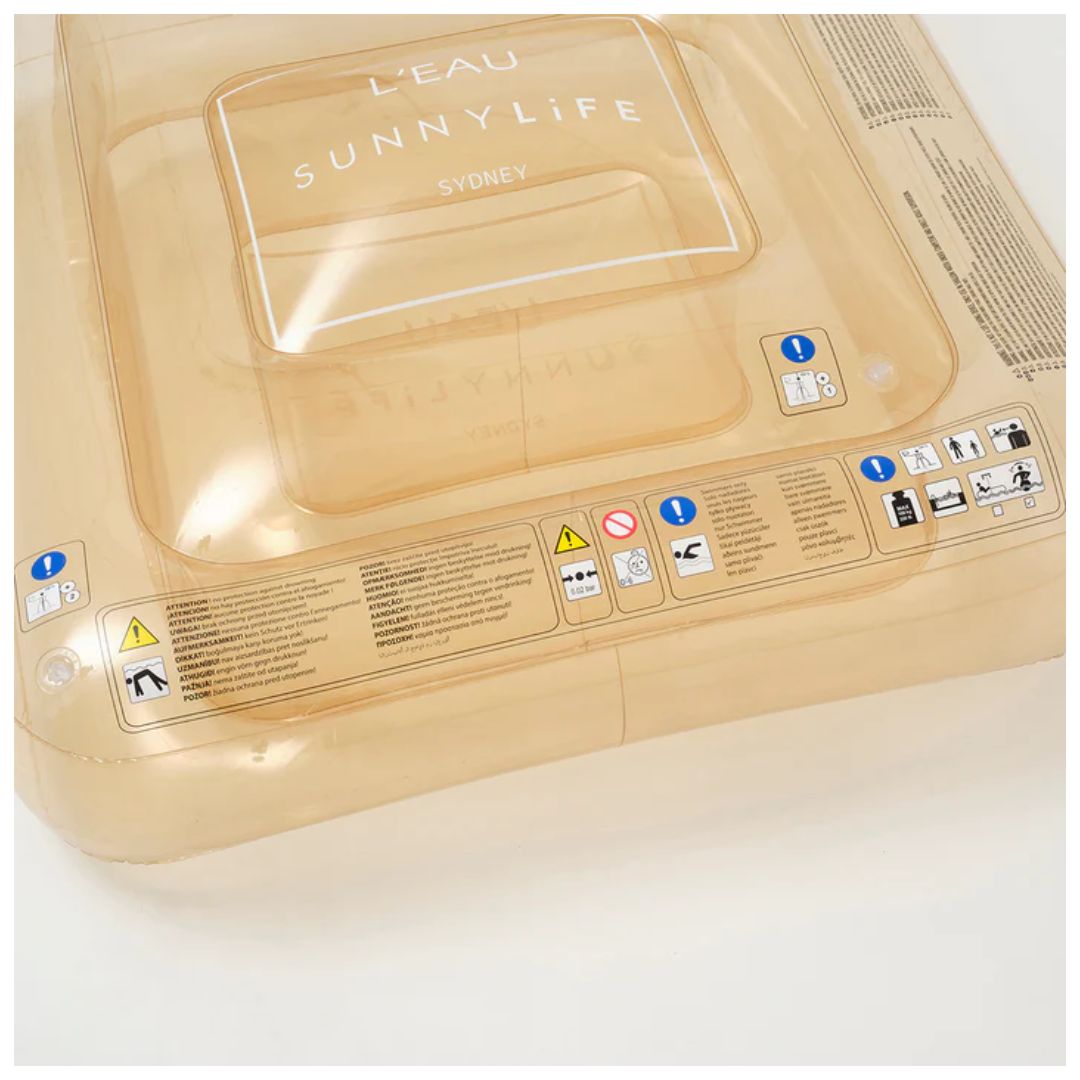 SUNNYLiFE Luxe Lie-On Float Parfum Champagne