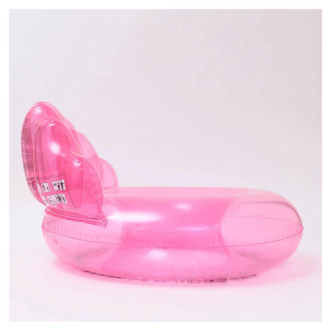 SUNNYLiFE: Luxe Pool Ring Shell Bubblegum
