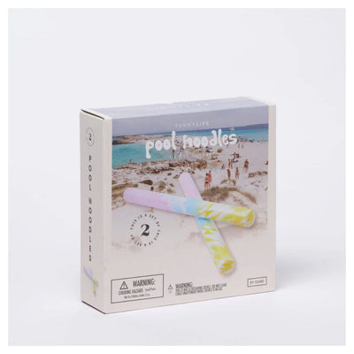 SUNNYLiFE Pool Noodle Tie Dye Sorbet Set of 2