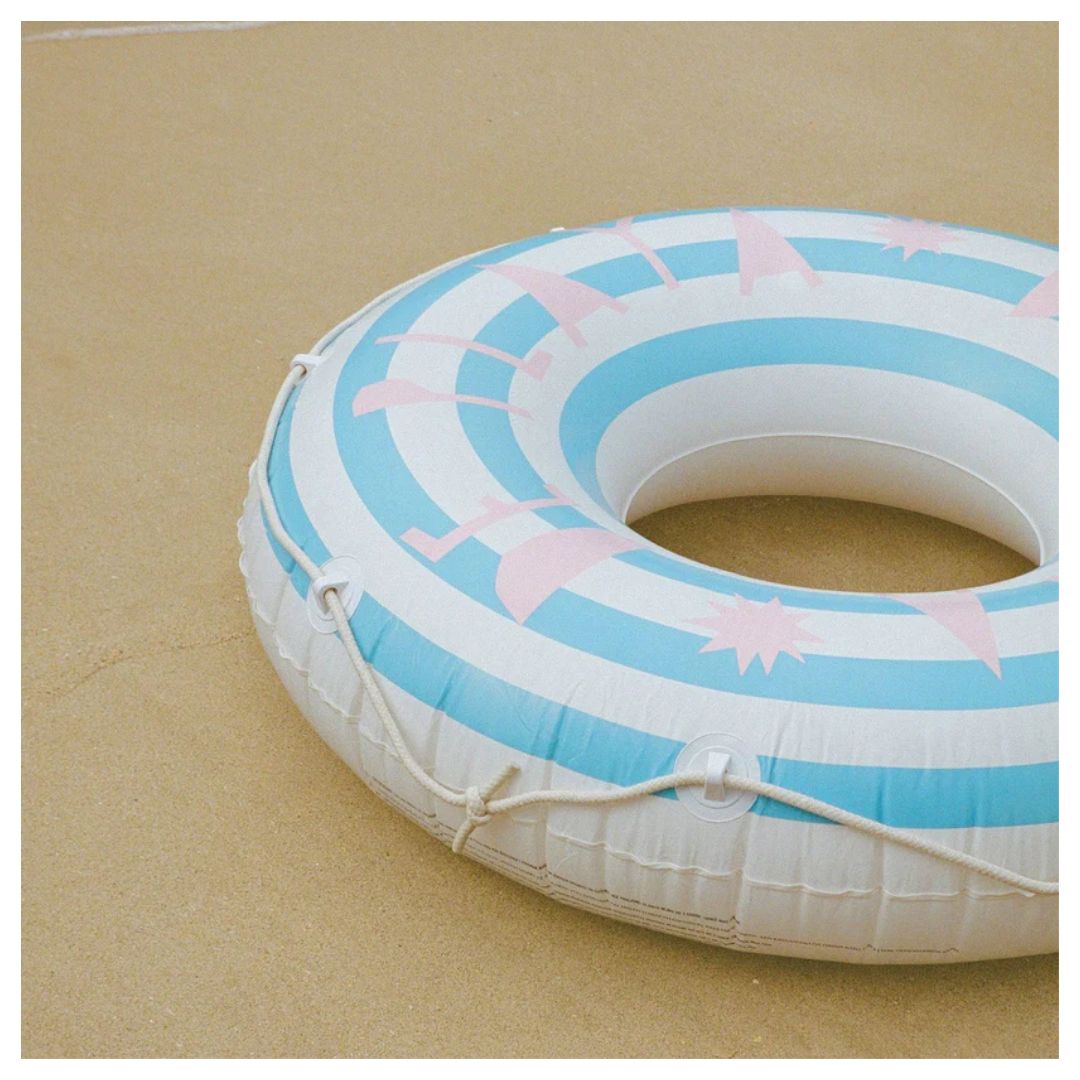 SUNNYLiFE: Retro Pool Ring De Playa Stripe