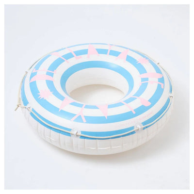 SUNNYLiFE: Retro Pool Ring De Playa Stripe