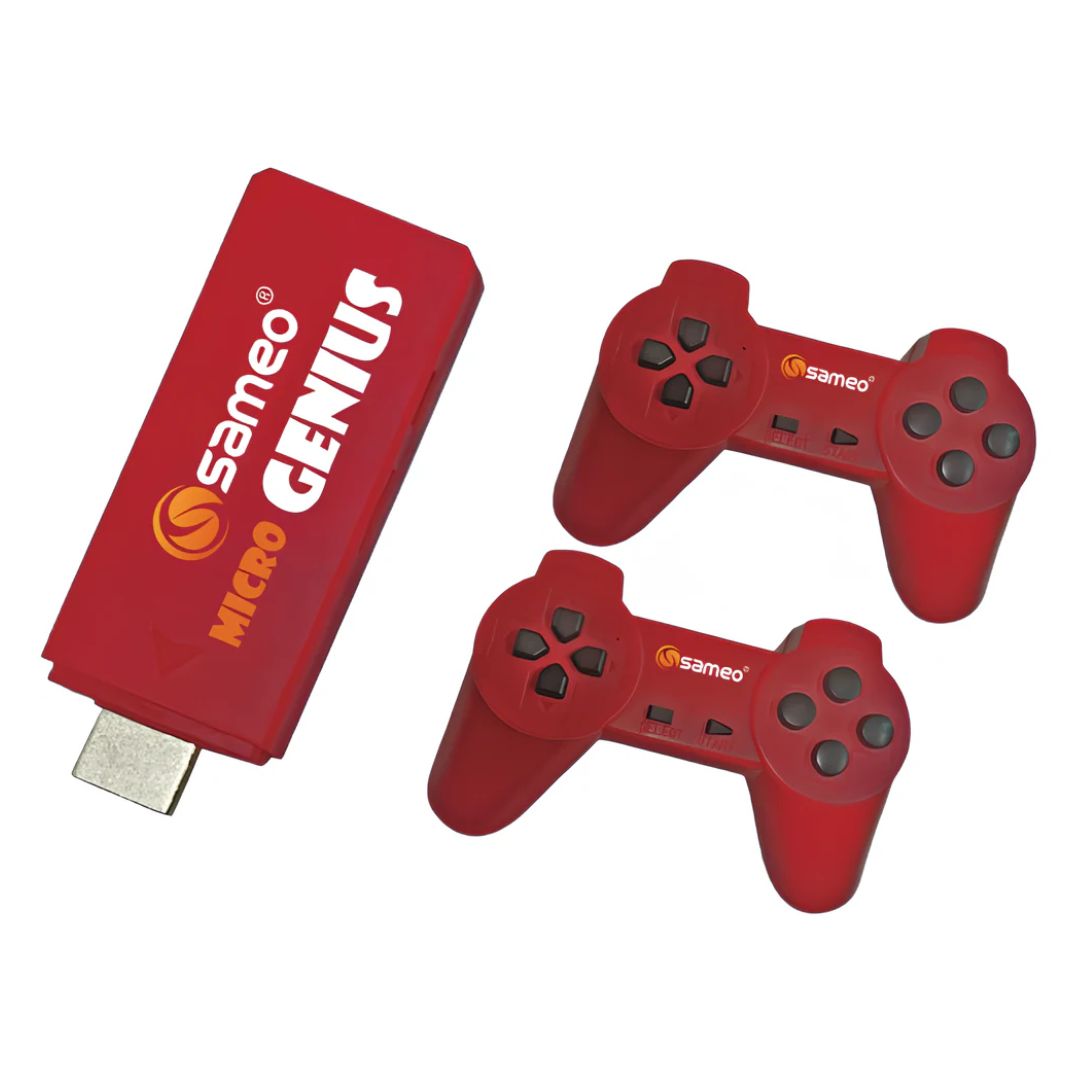 Sameo Micro Genius 8 Bit HDMI Gaming Console - Red