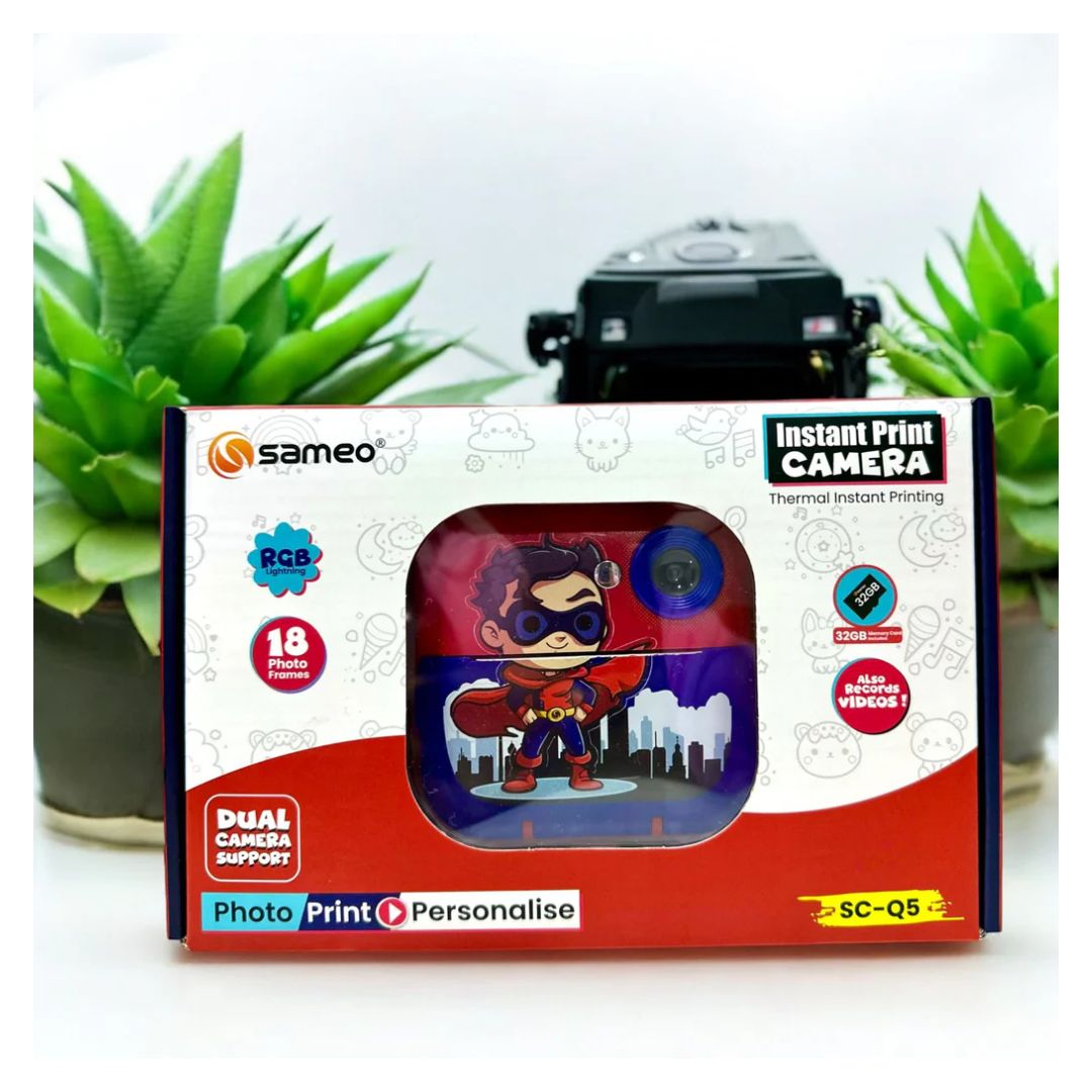 Sameo: Super Hero Instant Print Camera - Thermal Instant Printing