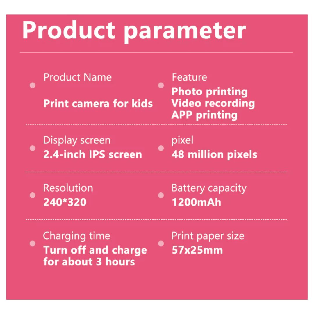Sameo: Super Hero Instant Print Camera - Thermal Instant Printing