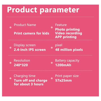 Sameo: Super Hero Instant Print Camera - Thermal Instant Printing
