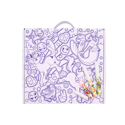 Scentos: Clean Coloring Color-In Carry-Case-Enchanted