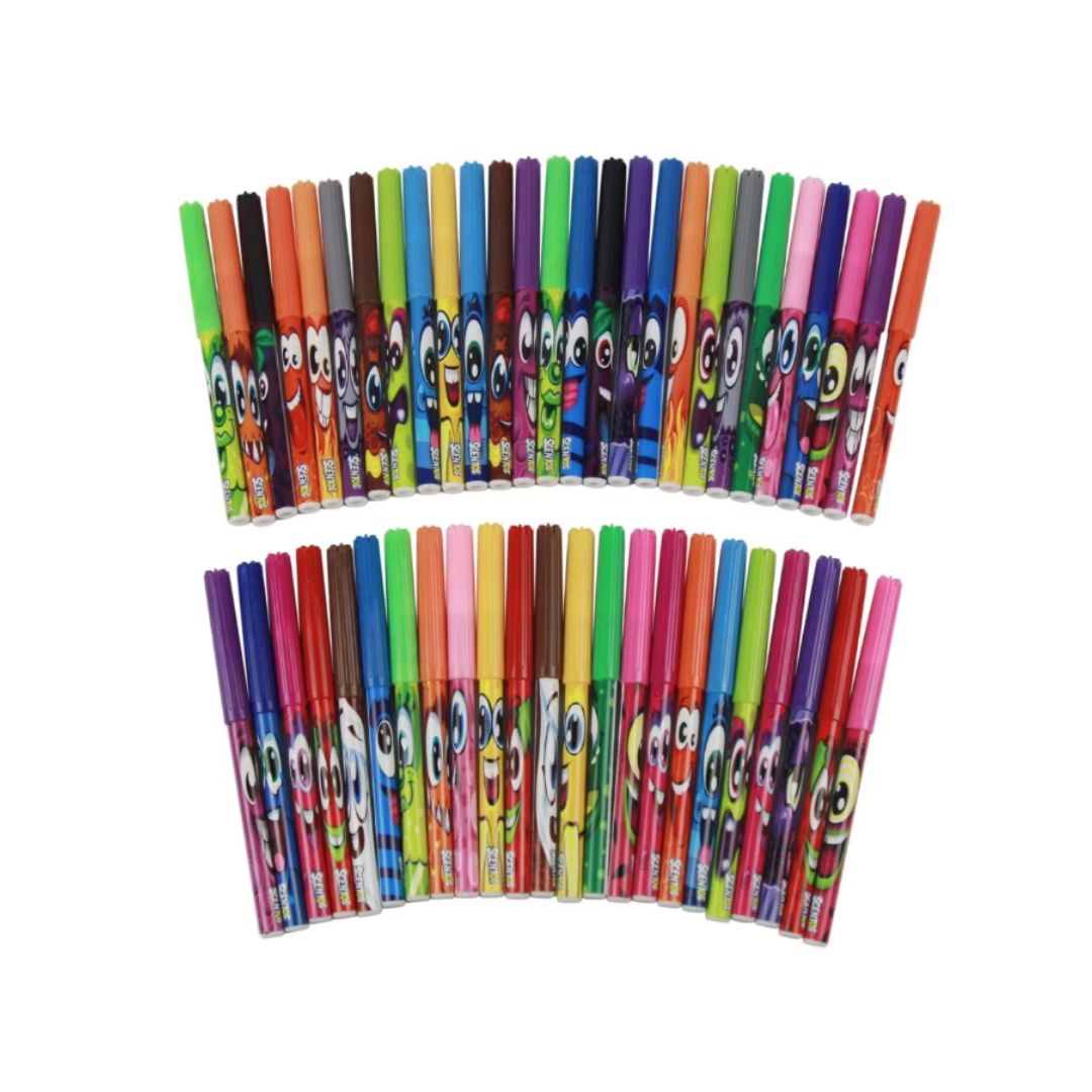 Scentos: Scented Fine Tips Markers, 50 Count