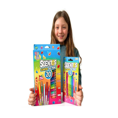 Scentos: Scented Neon Gel Pens, 5 Count