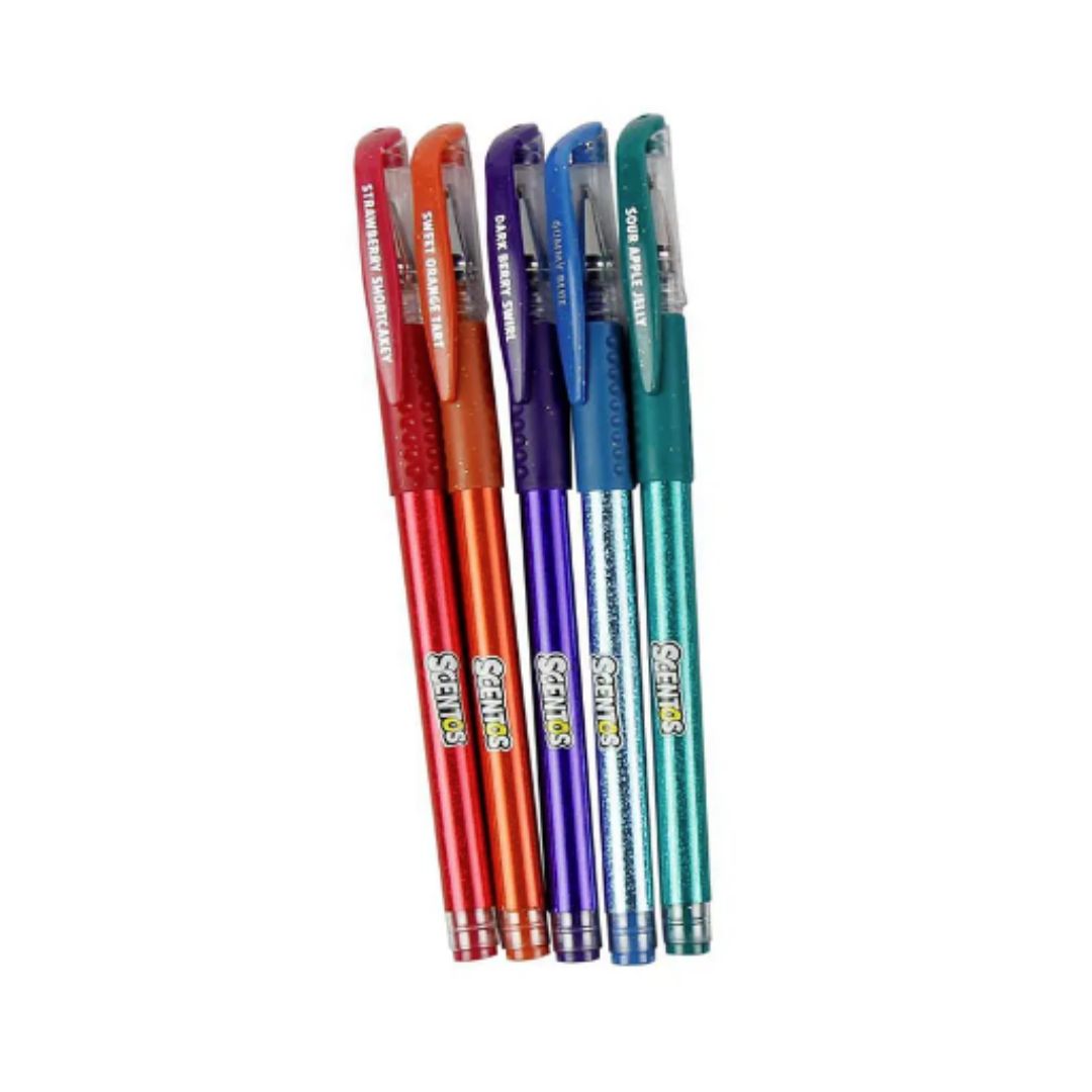 Scentos: Scented Gel Pens - Metallic, Count 5