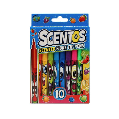 Scentos: Scented Fibre Tip Pens, Count 10