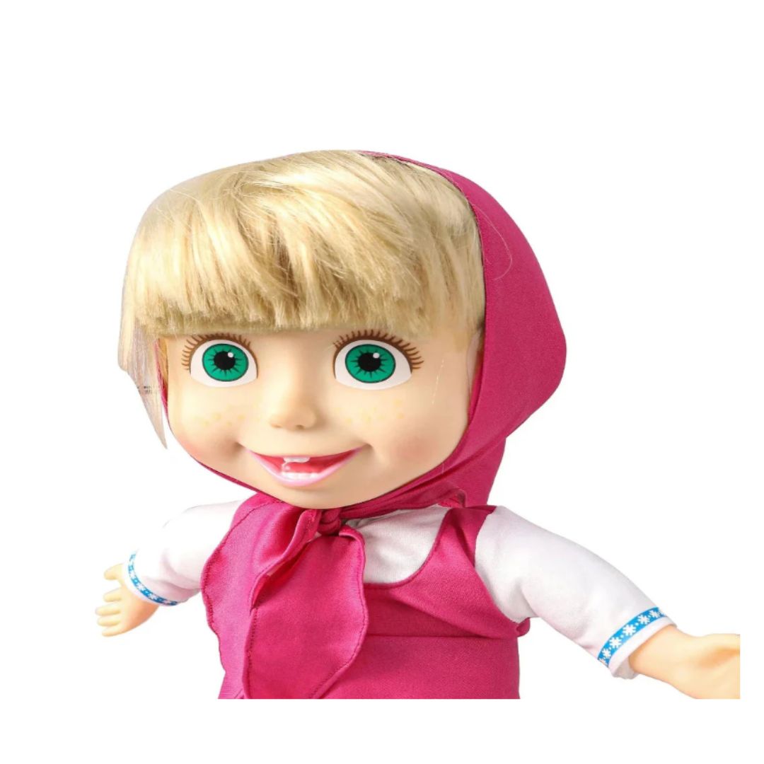 Masha And The Bear- Masha Soft Doll (Height 39 cm)