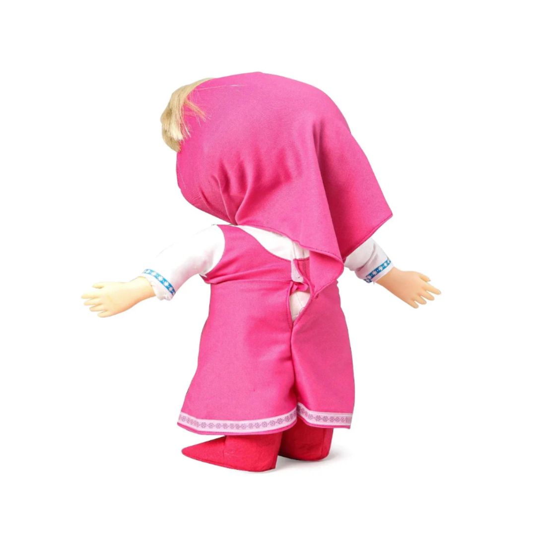 Masha And The Bear- Masha Soft Doll (Height 39 cm)