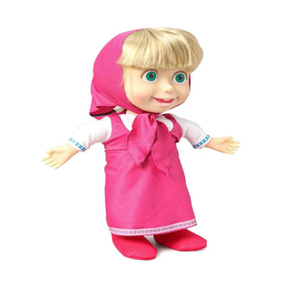 Masha And The Bear- Masha Soft Doll (Height 39 cm)