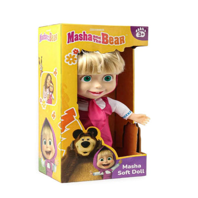 Masha And The Bear- Masha Soft Doll (Height 39 cm)