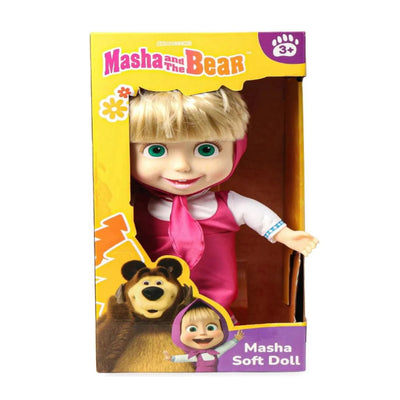 Masha And The Bear- Masha Soft Doll (Height 39 cm)