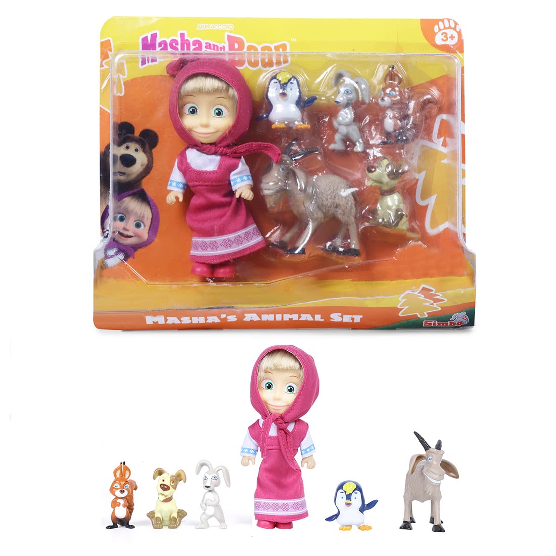 Simba Masha's Animal Set - Masha And The Bear – Krazy Caterpillar