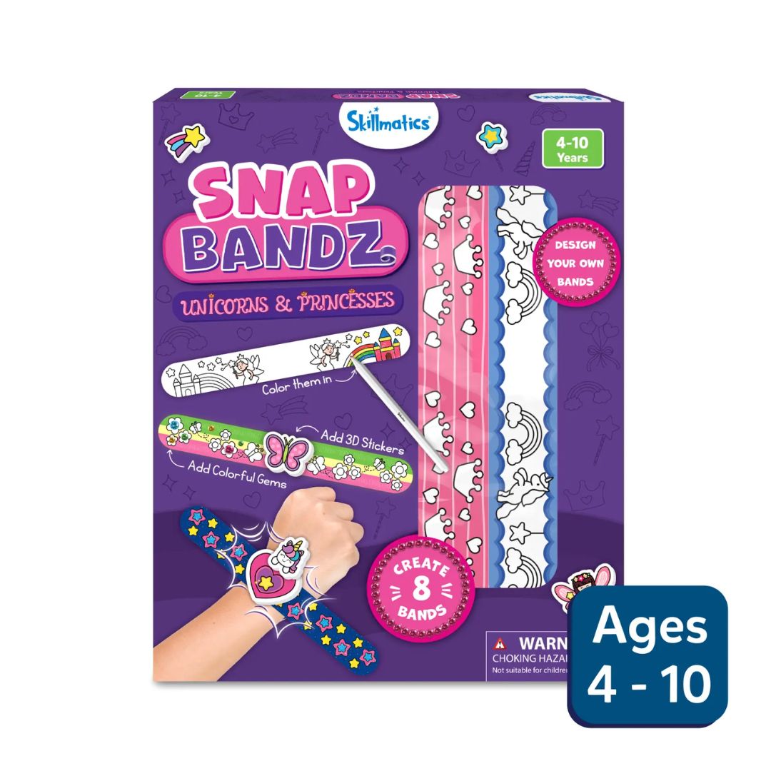 Skillmatics: Snap Bandz - Unicorns & Princesses | DIY Art & Craft Activity