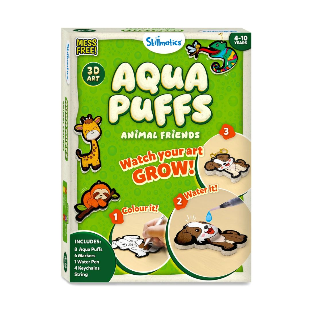 Skillmatics: Aqua Puffs - Animal Friends | 3D Art Kit