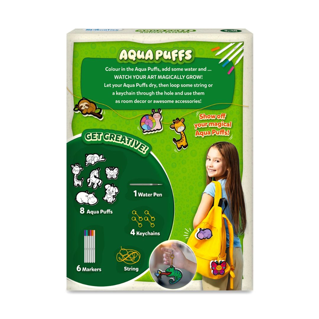 Skillmatics: Aqua Puffs - Animal Friends | 3D Art Kit
