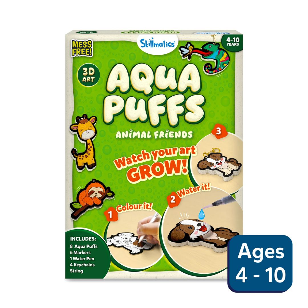 Skillmatics: Aqua Puffs - Animal Friends | 3D Art Kit