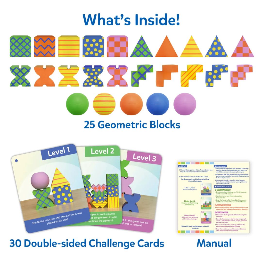 Skillmatics: Brain Blocks - 3D Early STEM Building Blocks – Krazy ...