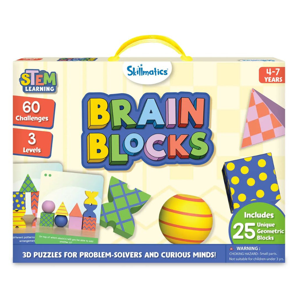 Skillmatics: Brain Blocks - 3D Early STEM Building Blocks