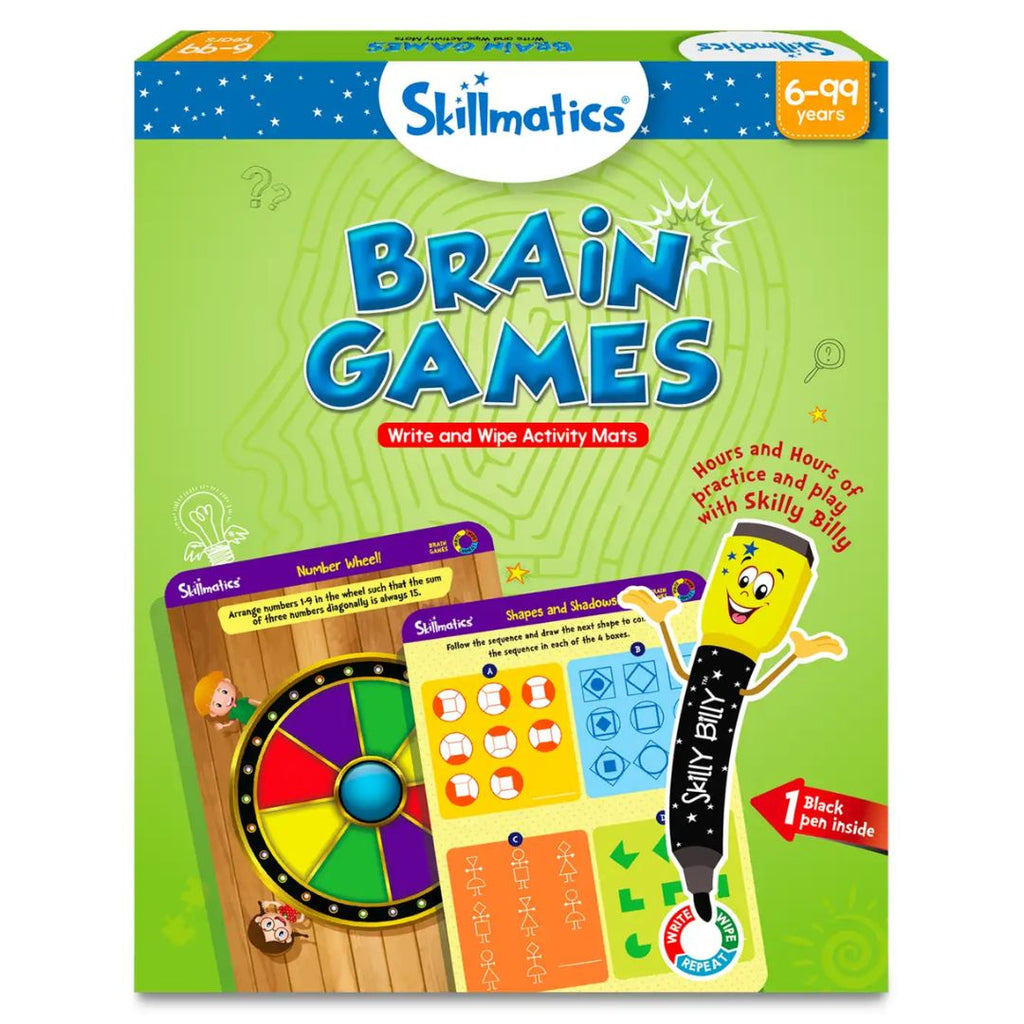 Skillmatics: Brain Games - Reusable Activity Mats