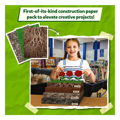 Skillmatics Clever Prints: All Things Science! Construction Paper - 60 Sheets