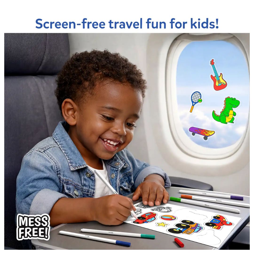 Skillmatics: Color Clingz: Cars, Sports, Dinos & More! - Mess-Free Reu ...