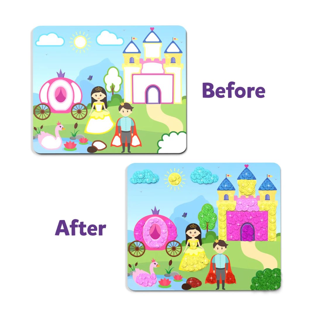 Skillmatics: Dot it! Sparkle Edition - Unicorns & Princesses