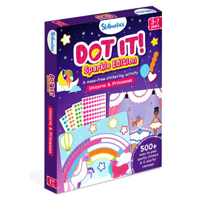 Skillmatics: Dot it! Sparkle Edition - Unicorns & Princesses