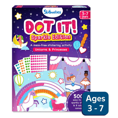 Skillmatics: Dot it! Sparkle Edition - Unicorns & Princesses