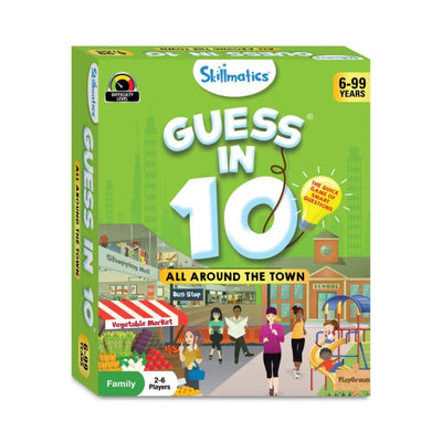 Skillmatics: Guess in 10 - All Around The Town | Trivia Card Game