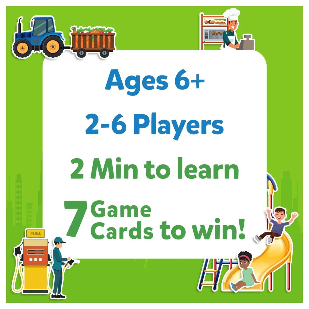 Skillmatics: Guess in 10 - All Around The Town | Trivia Card Game