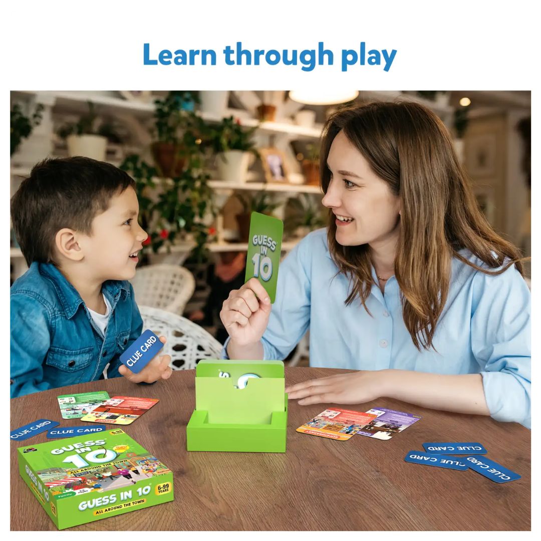 Skillmatics: Guess in 10 - All Around The Town | Trivia Card Game