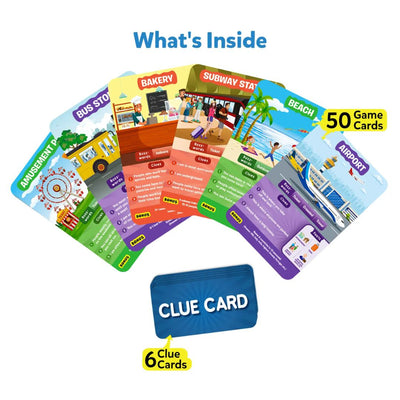 Skillmatics: Guess in 10 - All Around The Town | Trivia Card Game