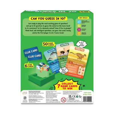 Skillmatics: Guess in 10 - Animal Kingdom | Trivia Card Game