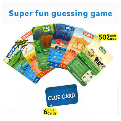 Skillmatics: Guess in 10 - Animal Kingdom | Trivia Card Game