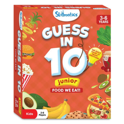Skillmatics: Guess in 10 Junior - Food We Eat! Trivia card game