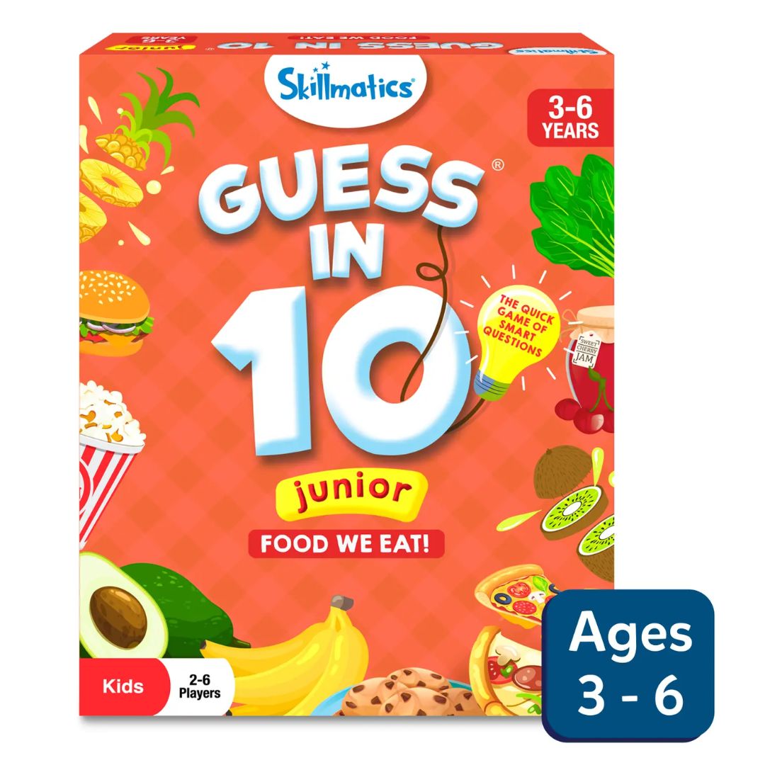 Skillmatics: Guess in 10 Junior - Food We Eat! Trivia card game