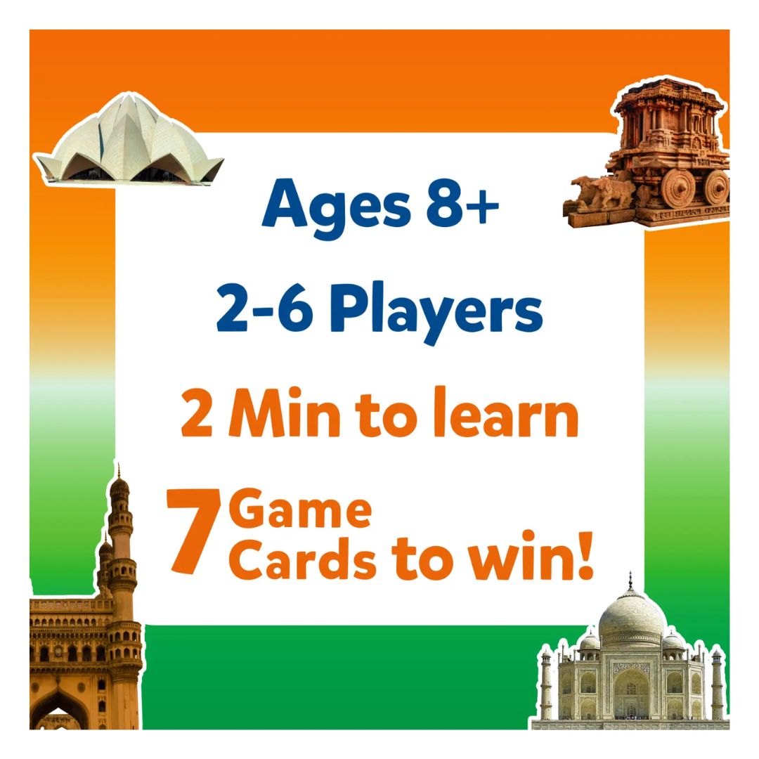 Skillmatics: Guess in 10: Wonders of India | Trivia Card Game