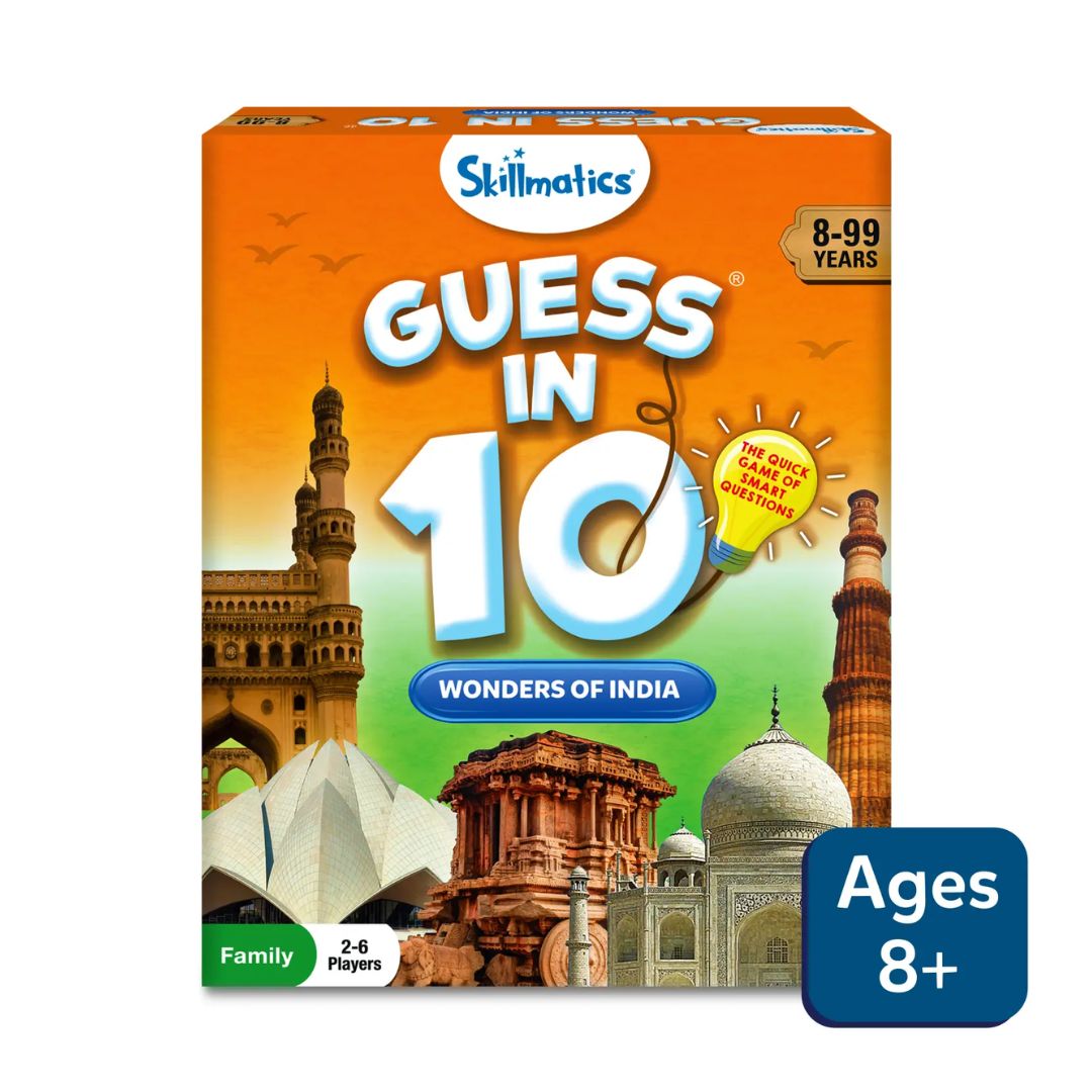 Skillmatics: Guess in 10: Wonders of India | Trivia Card Game