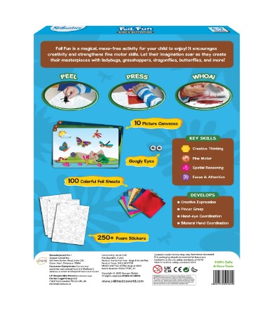 Skillmatics Foil Fun: Bugs & Butterflies Art Kit