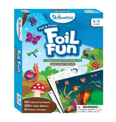 Skillmatics Foil Fun: Bugs & Butterflies Art Kit