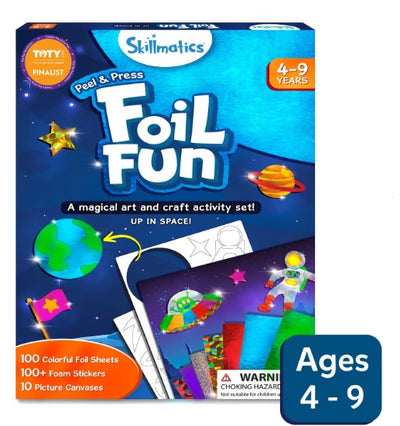 Skillmatics Foil Fun: Up In Space Art Kit