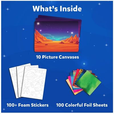 Skillmatics Foil Fun: Up In Space Art Kit