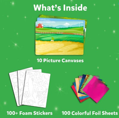 Skillmatics Foil Fun: World Of Animals Art Kit