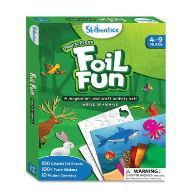 Skillmatics Foil Fun: World Of Animals Art Kit